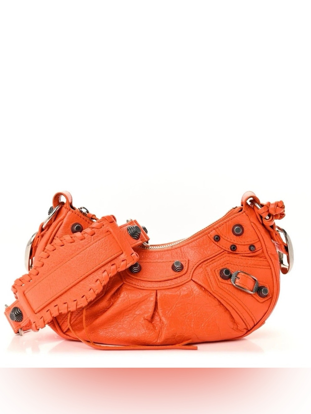 Balenciaga Orange Cagole XS Shoulder Bag with Coin Purse - brand new